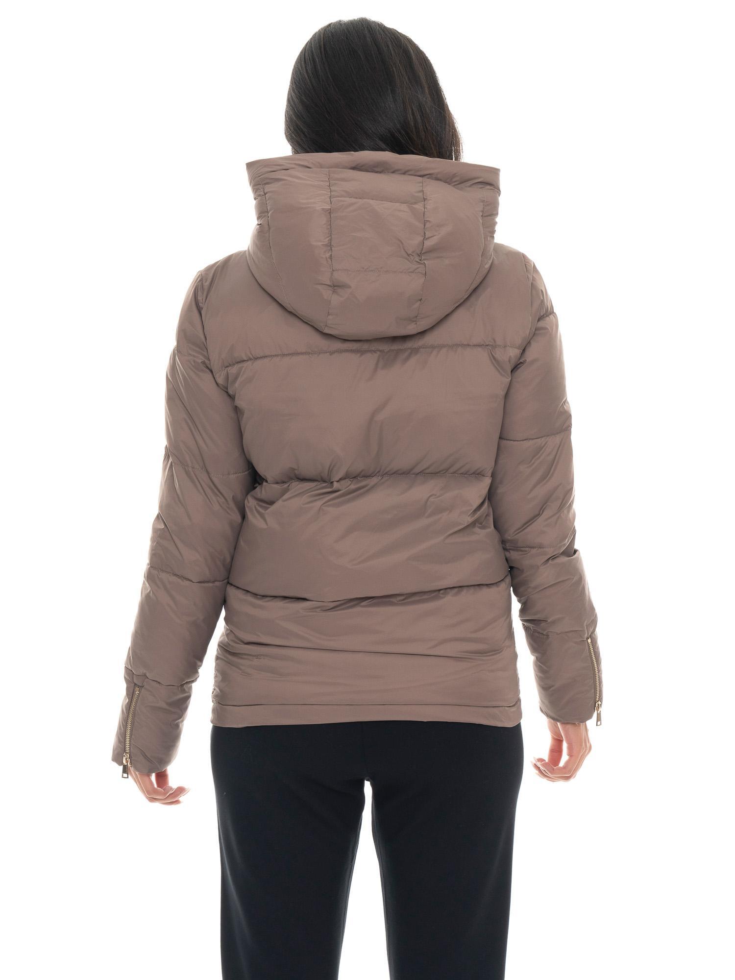 Chaqueta de plumas con capucha para mujer Leone 1947 Chic Tones 4/7