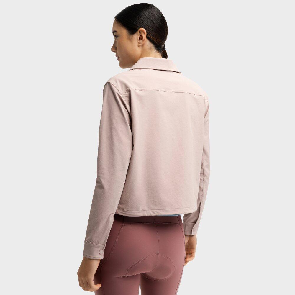 Maglia overshirt estiva da ciclismo gravel da donna Emberly Brown Marrone 6/7