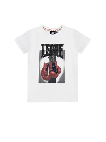 T-shirt à manches courtes Leone 1947 Color Block pour enfant