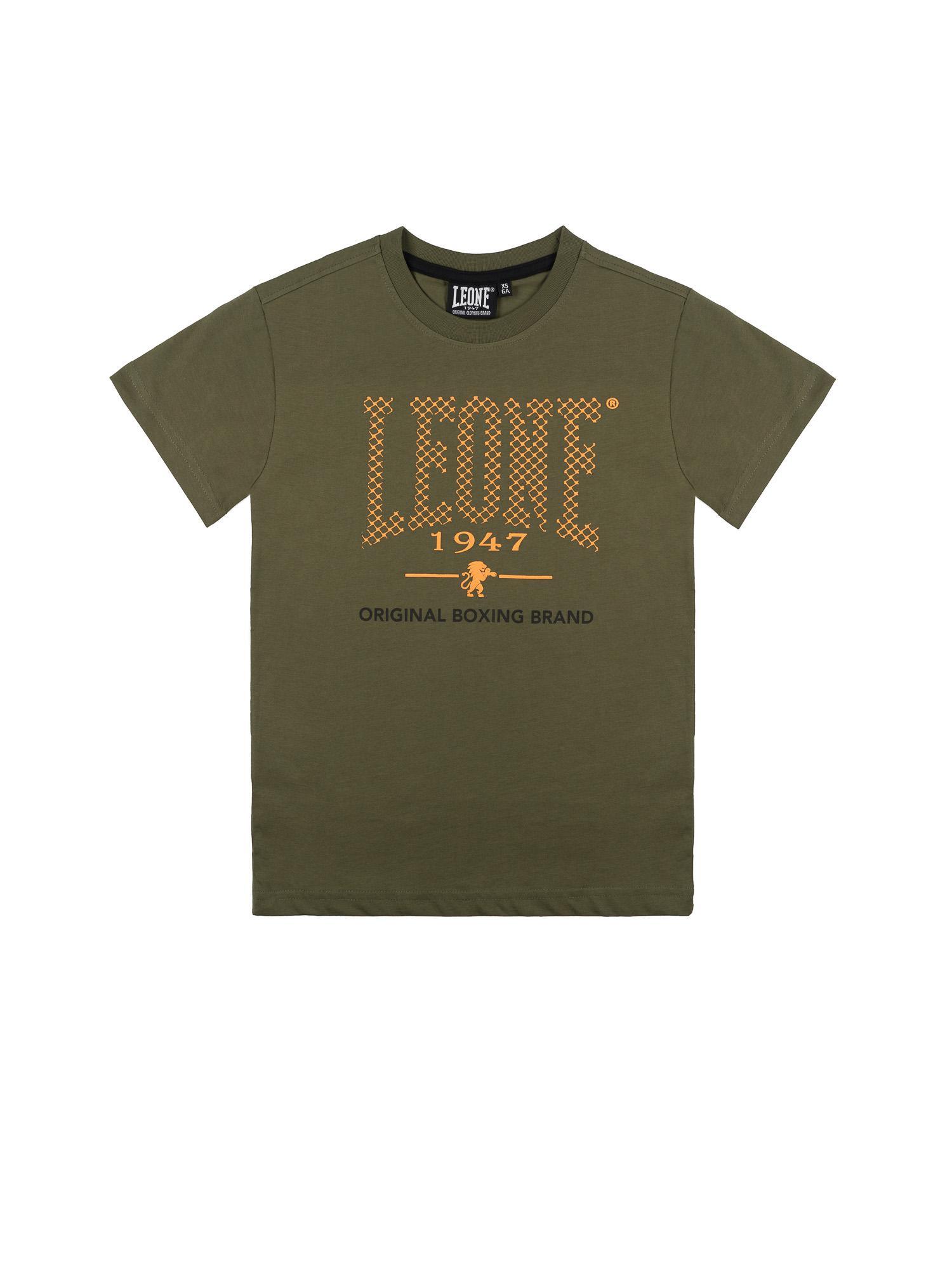 Tricou Leone 1947 Neon cu mânecă scurtă pentru copii