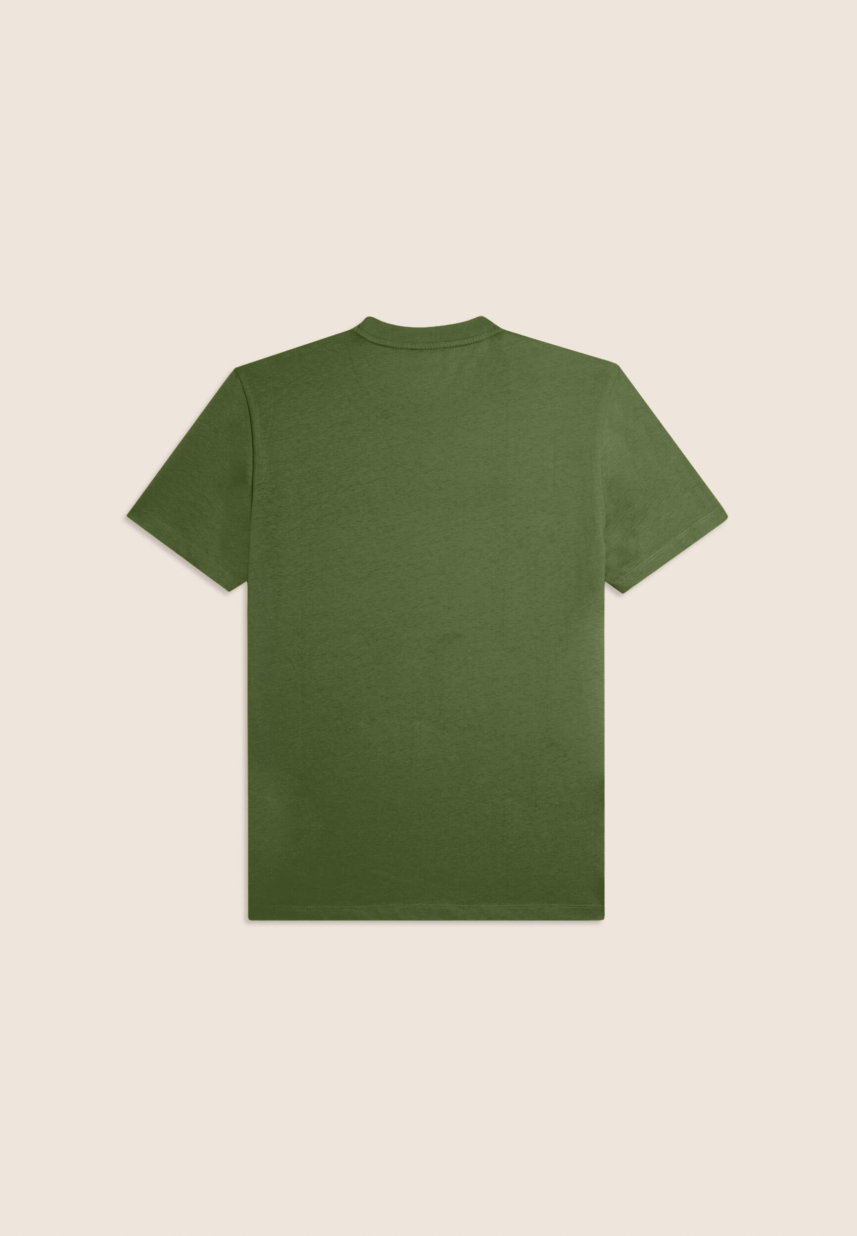 T-shirt in jersey con stampa logo tono su tono 2/3