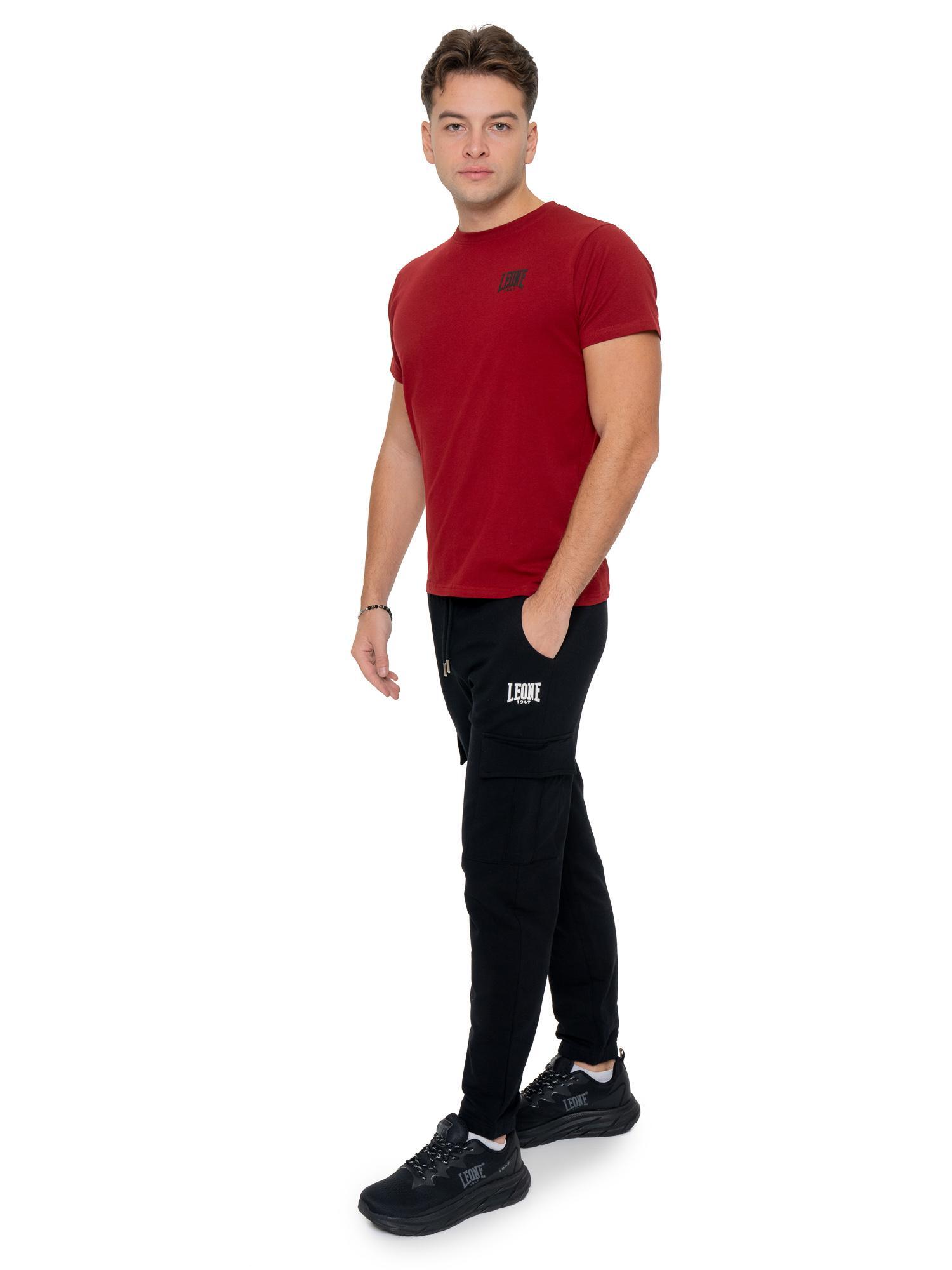 Camiseta hombre Leone 1947 Apparel manga corta algodón elástico logo pequeño 2/7
