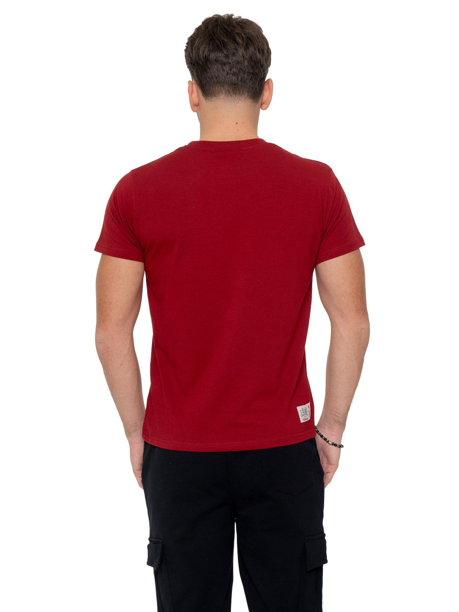 Camiseta hombre Leone 1947 Apparel manga corta algodón elástico logo pequeño 4/7