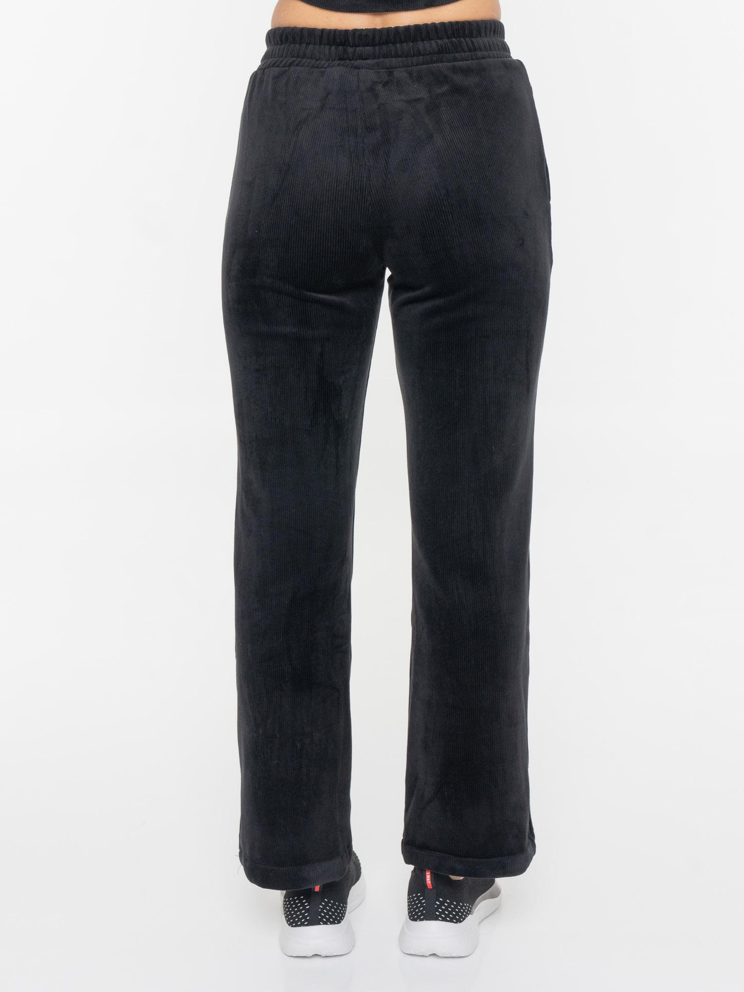 Pantalone invernale donna a palazzo in velluto millerighe Leone 1947 Glam Winter 4/7