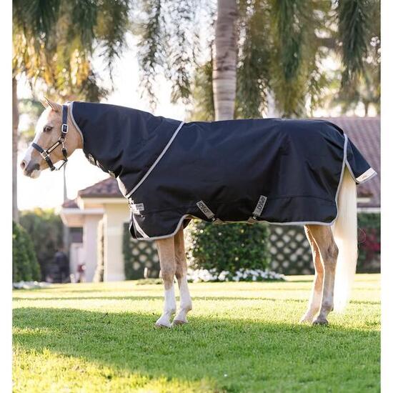 Couverture d'extérieur pour poney avec couvre-cou Horseware Amigo 1200D 250g