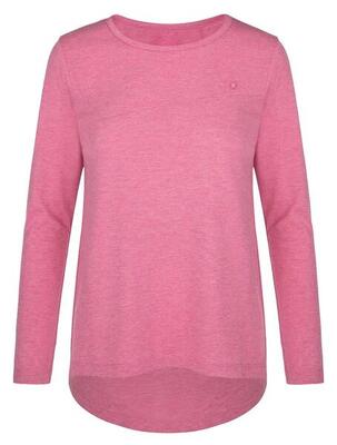 T-shirt donna Loap Bavaxa rosa maniche lunghe