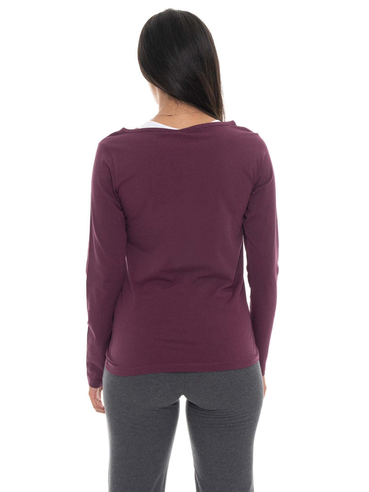 T-shirt donna a manica lunga con stampa Leone 1947 Never Without 4/7