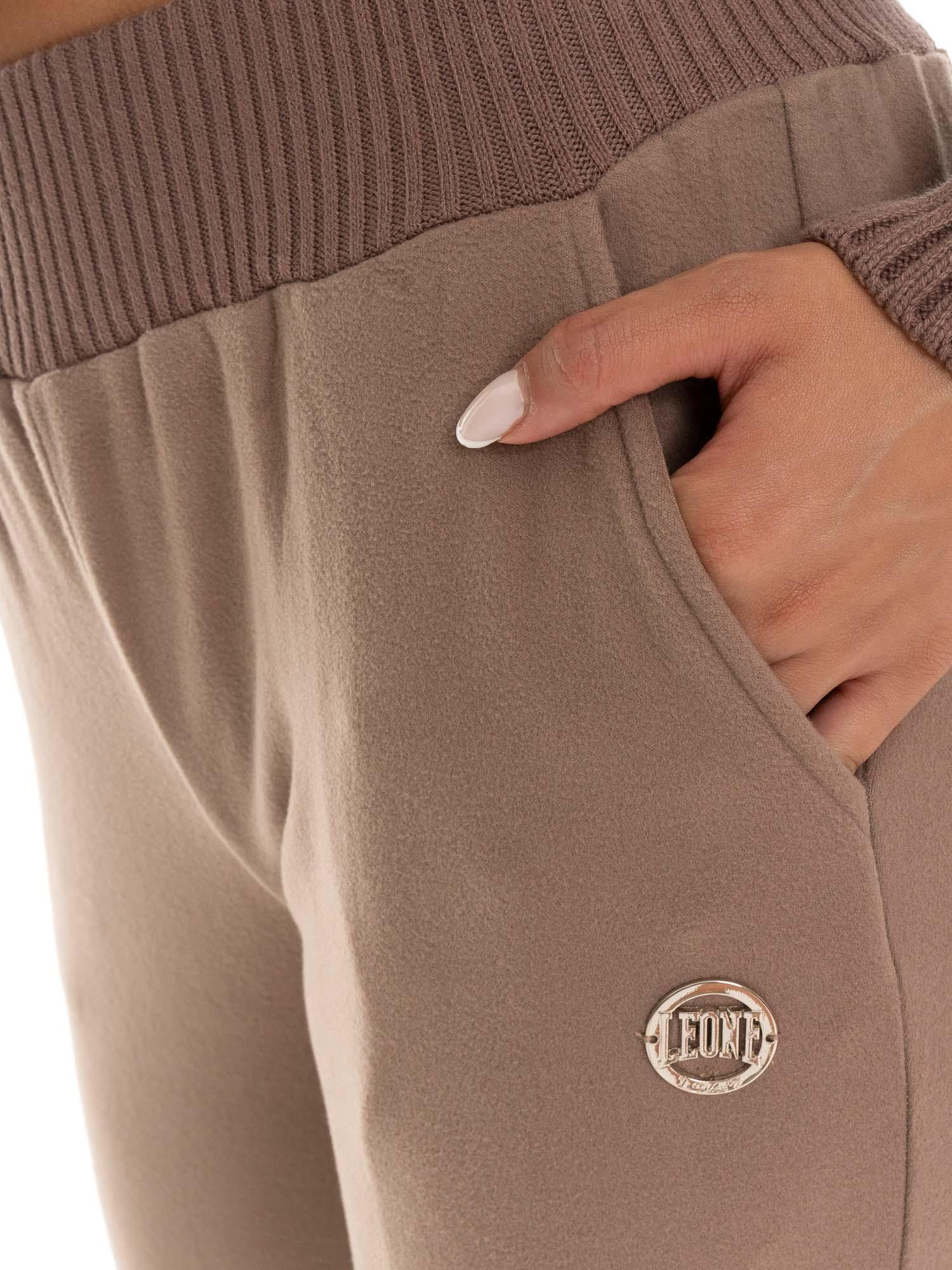Pantalone invernale da donna con inserti in maglia Leone 1947 Warm Touch 3/7