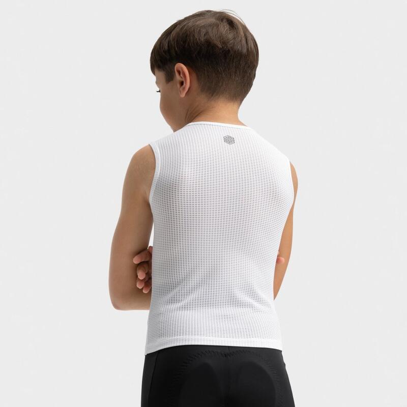 Tricou de bază pentru pentru băieți K-Core Pavi White Alb