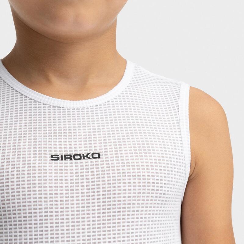 Tricou de bază pentru pentru băieți K-Core Pavi White Alb