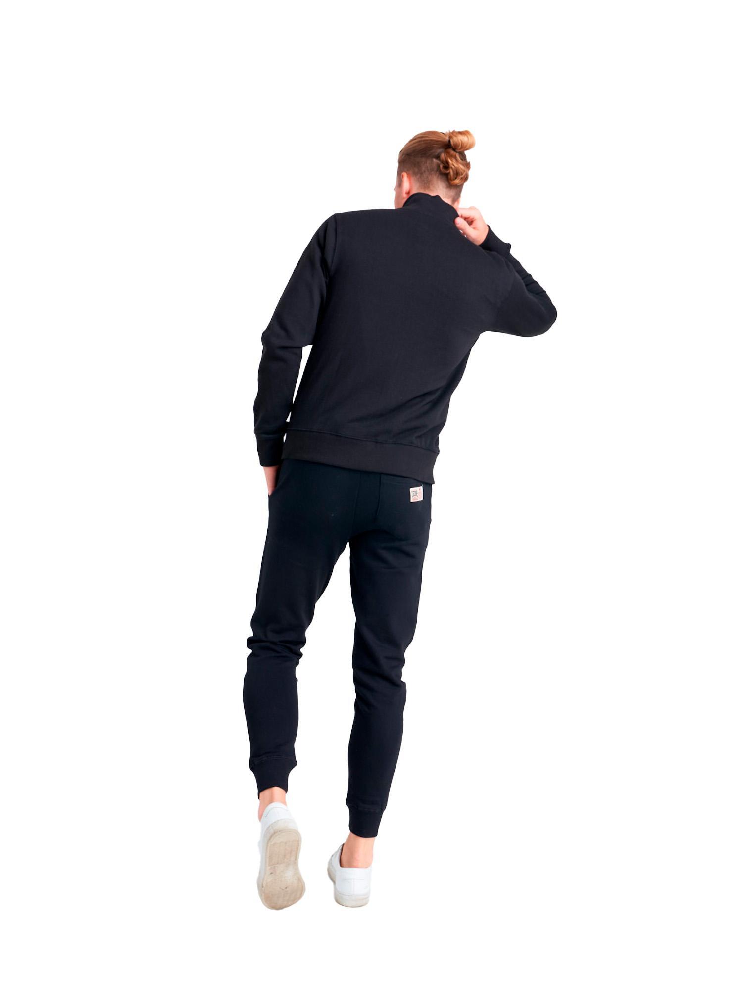 Felpa uomo con zip collo alto linea Basic 4/7