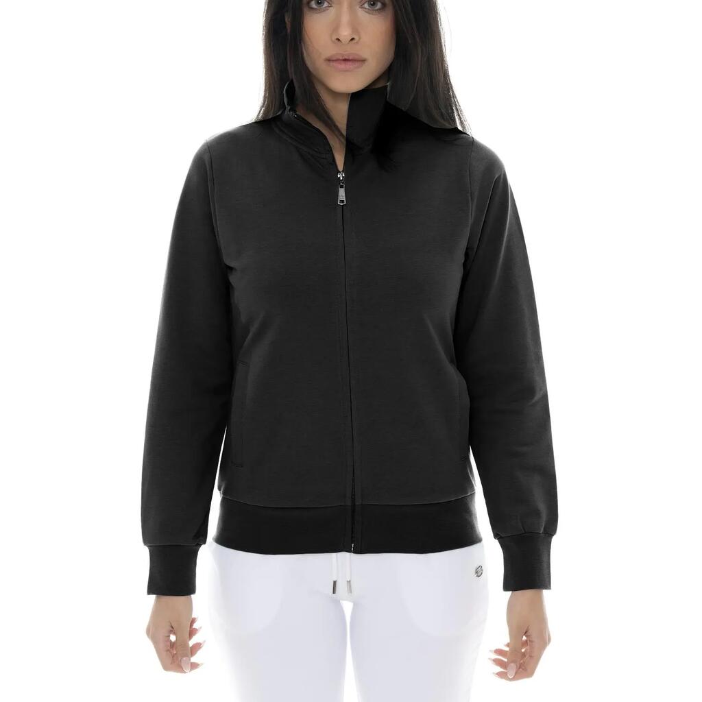 Leone Basic Women's Zip-Up Collar Sweatshirts