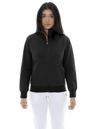 Bluzy damskie Leone Basic z kołnierzykiem zapinanym na zamek