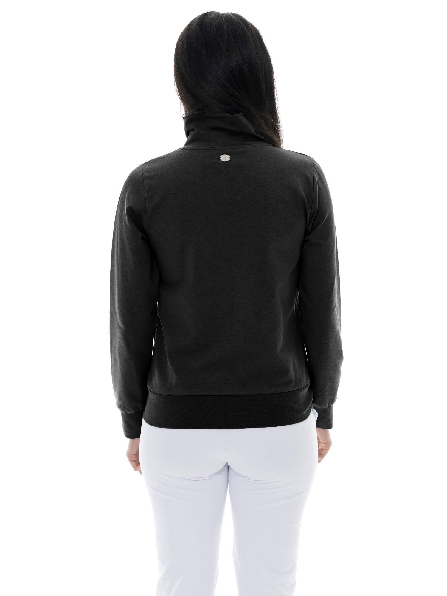 Bluzy damskie Leone Basic z kołnierzykiem zapinanym na zamek 4/7