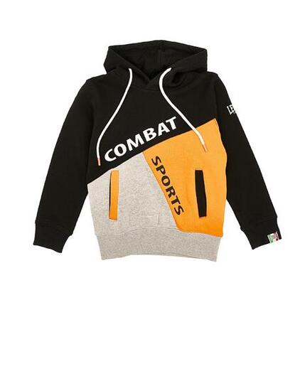 Sweat à capuche enfant Leone basic color block
