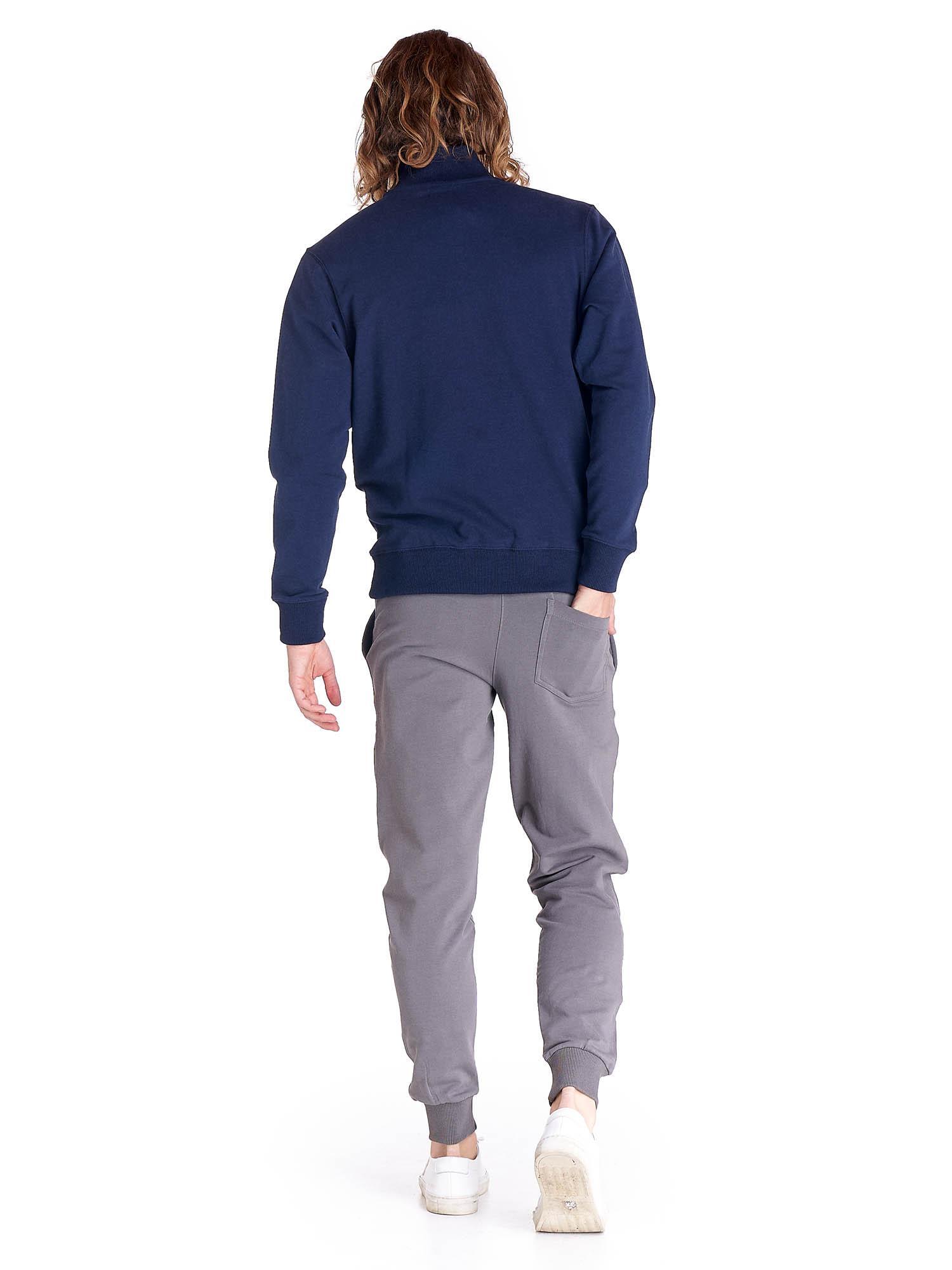 Sweat-shirts zippés pour hommes à col montant, gamme Basic 4/8