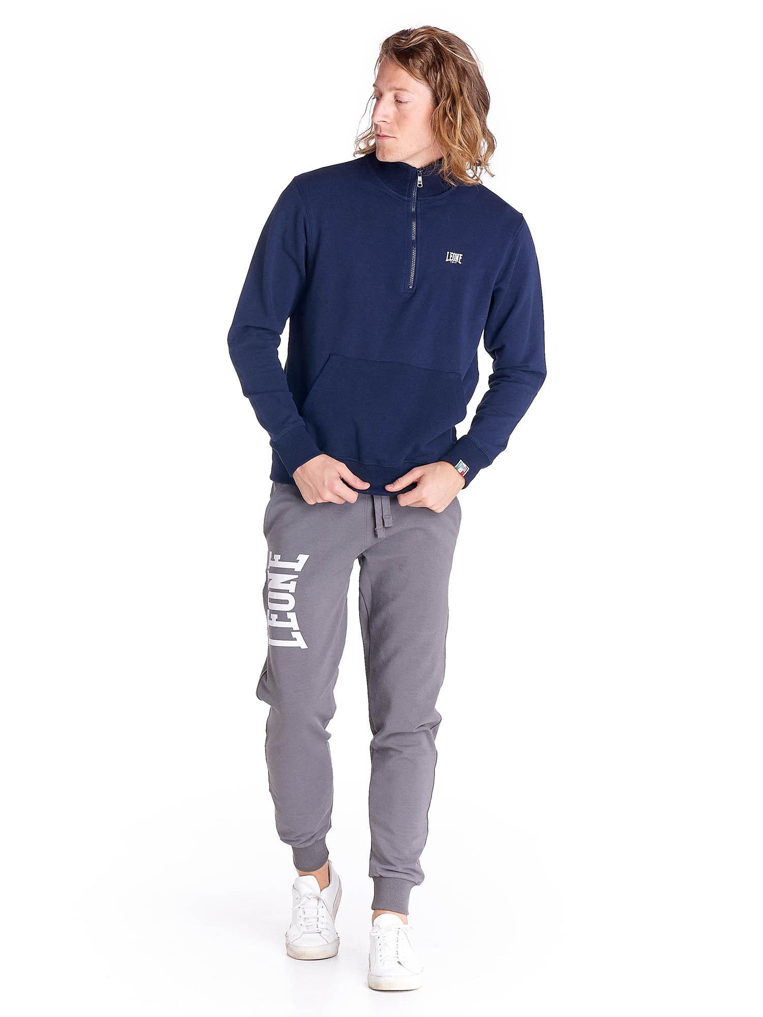 Sweat-shirts zippés pour hommes à col montant, gamme Basic 3/8