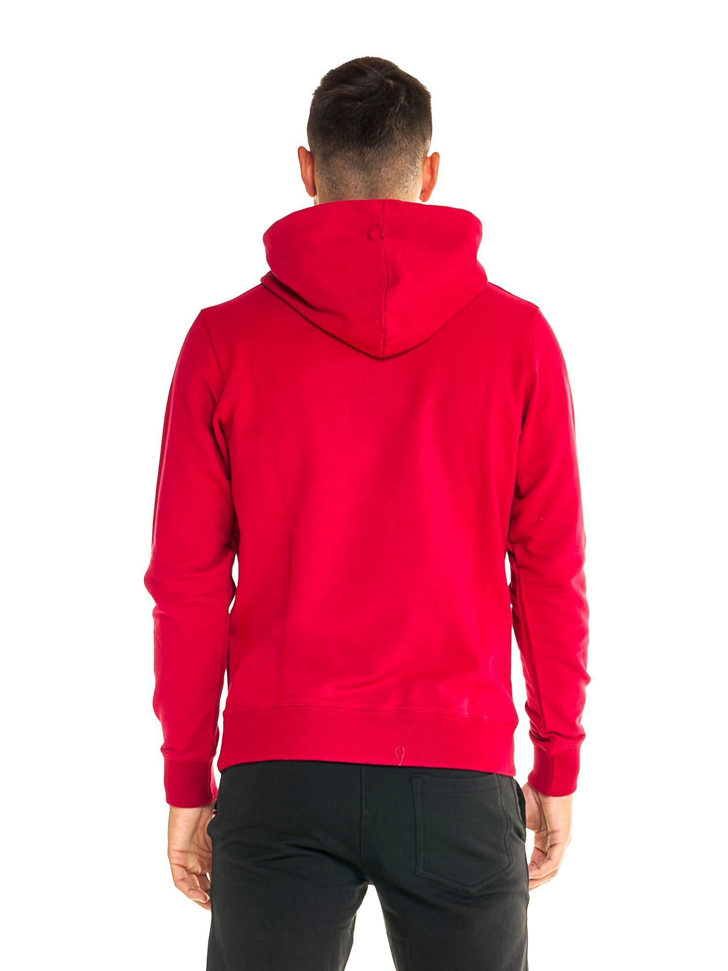 Felpa Leone uomo con cappuccio Basic 4/8