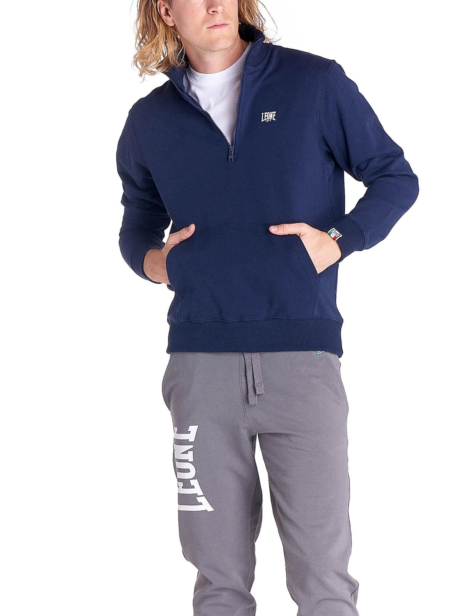 Sweat-shirts zippés pour hommes à col montant, gamme Basic 5/8