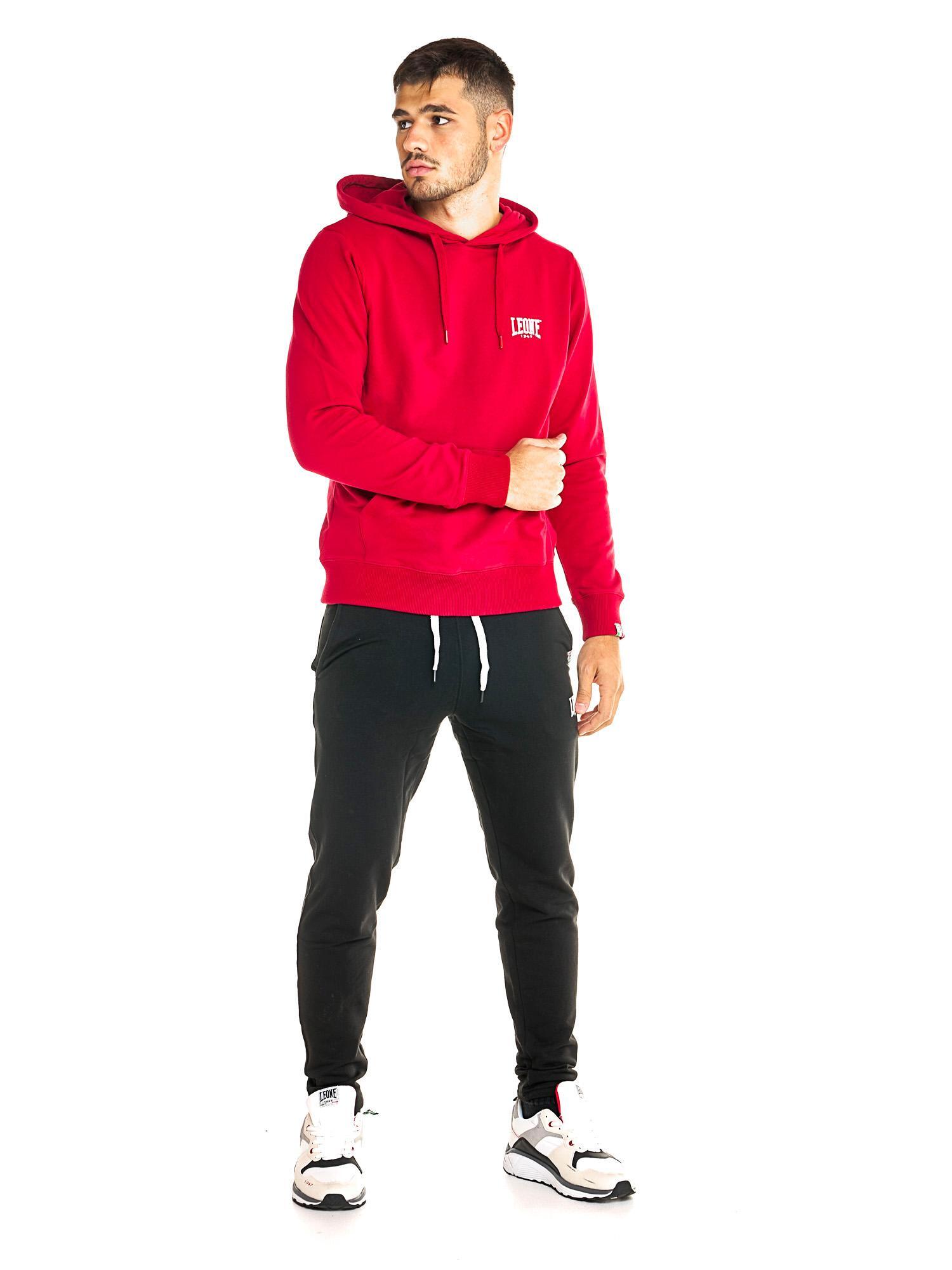 Felpa Leone uomo con cappuccio Basic 3/8