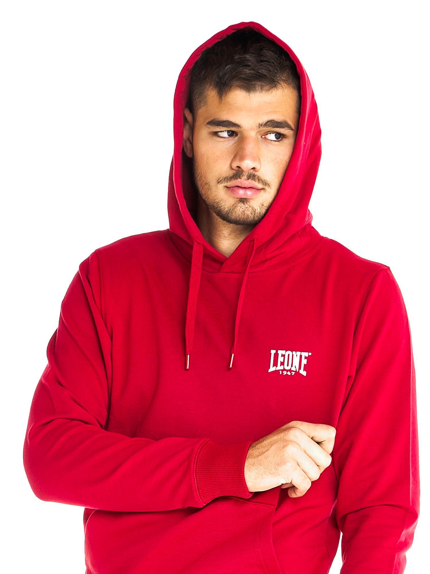 Felpa Leone uomo con cappuccio Basic 5/8