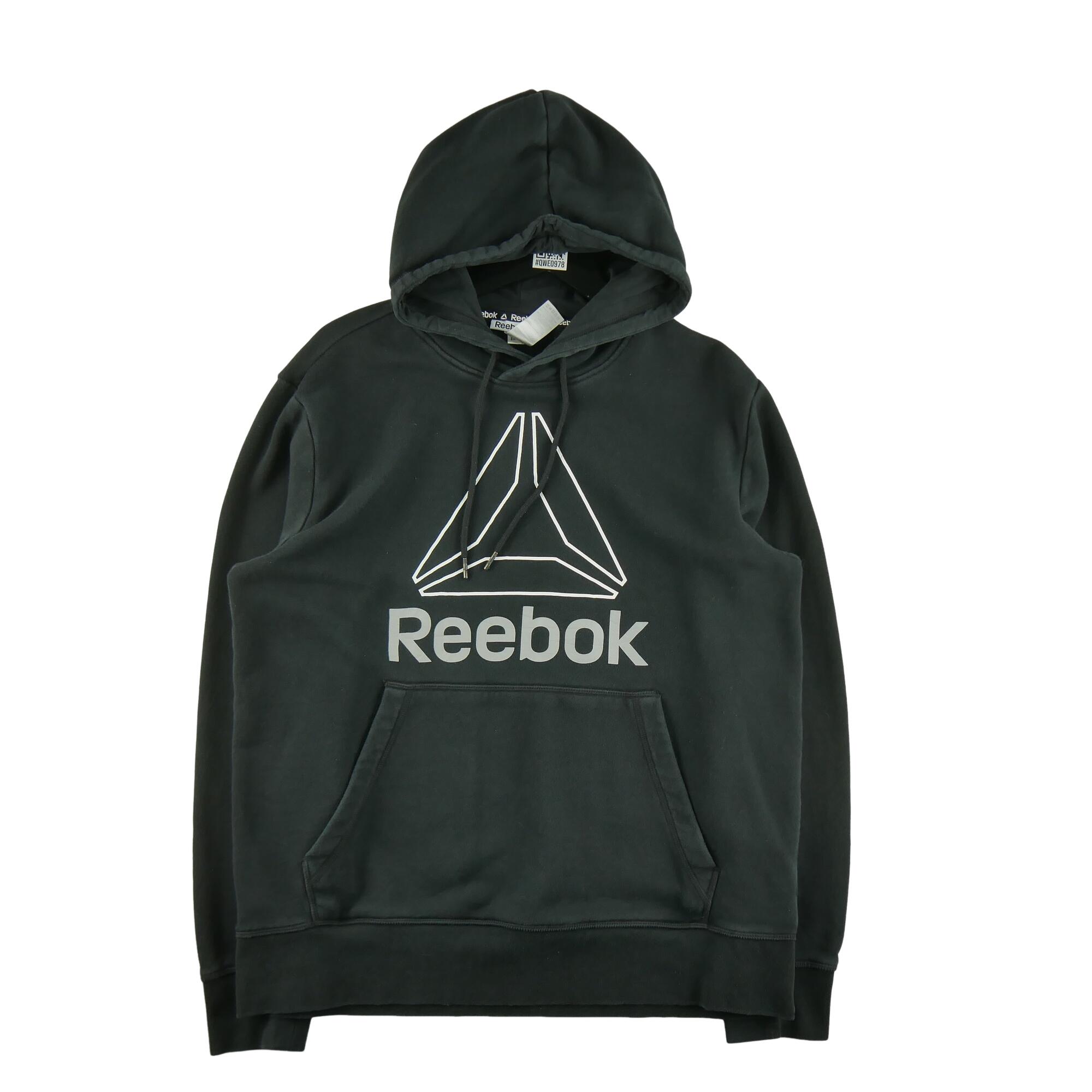 REEBOK Reconditionné - Sweat à capuche Homme Noir - Très Bon État