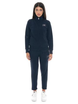 Trainingspak dames Leone 1947 Apparel All You Need rits hoge kraag rechte broek