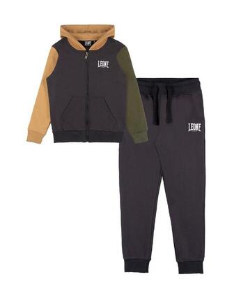 Survêtement d'hiver, enfant Leone 1947 Color Block, capuche et fermeture éclair