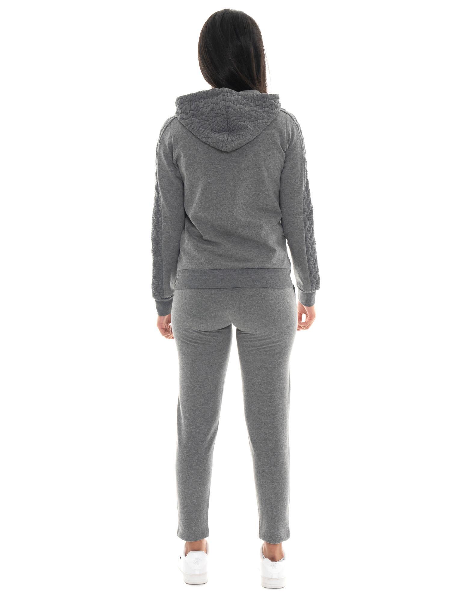 Chándal mujer Leone 1947 Apparel Braid cremallera capucha invierno 4/7