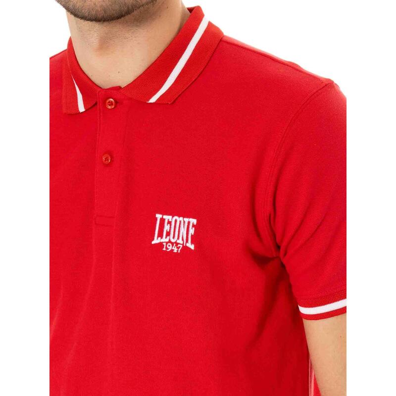 Tricou polo Leone Basic pentru bărbați cu guler