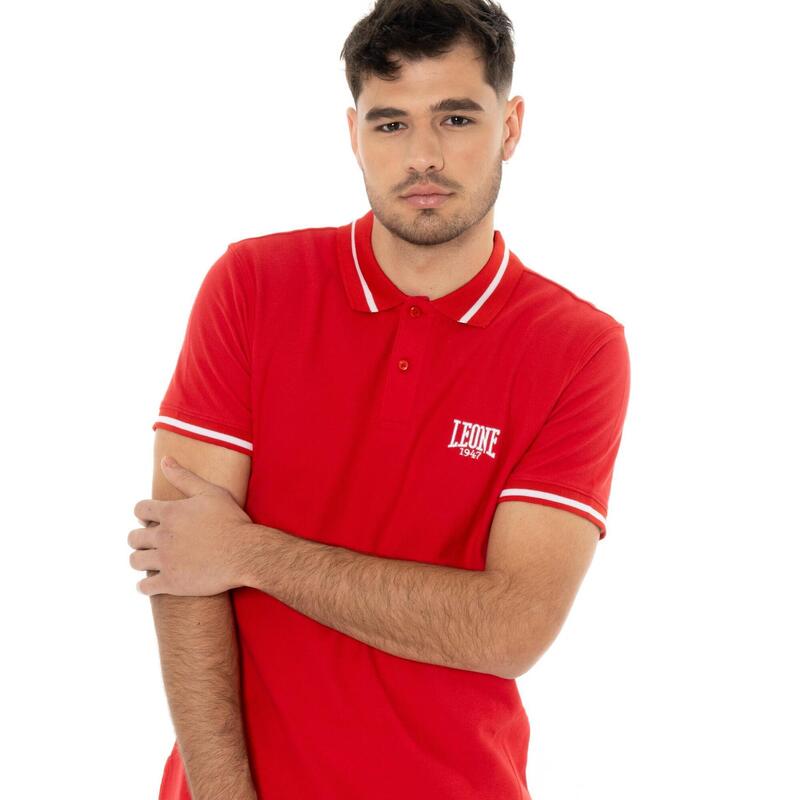 Tricou polo Leone Basic pentru bărbați cu guler