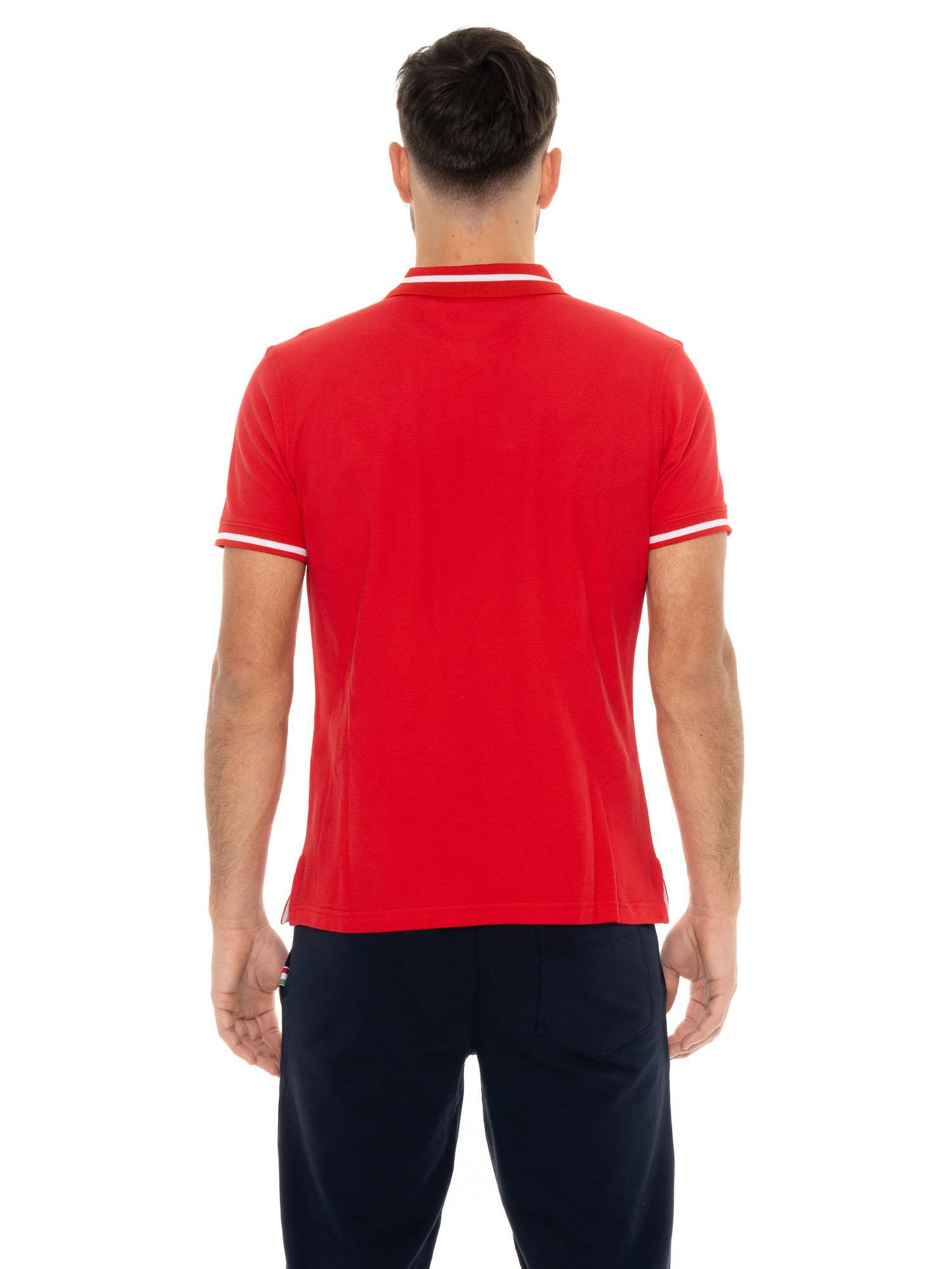 Polo da uomo con colletto Leone Basic 4/5