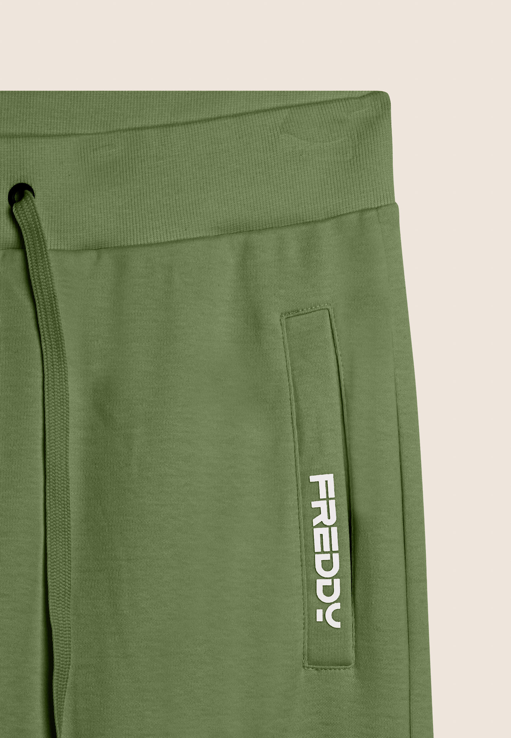 Pantalón deportivo de algodón con bolsillo trasero 3/3
