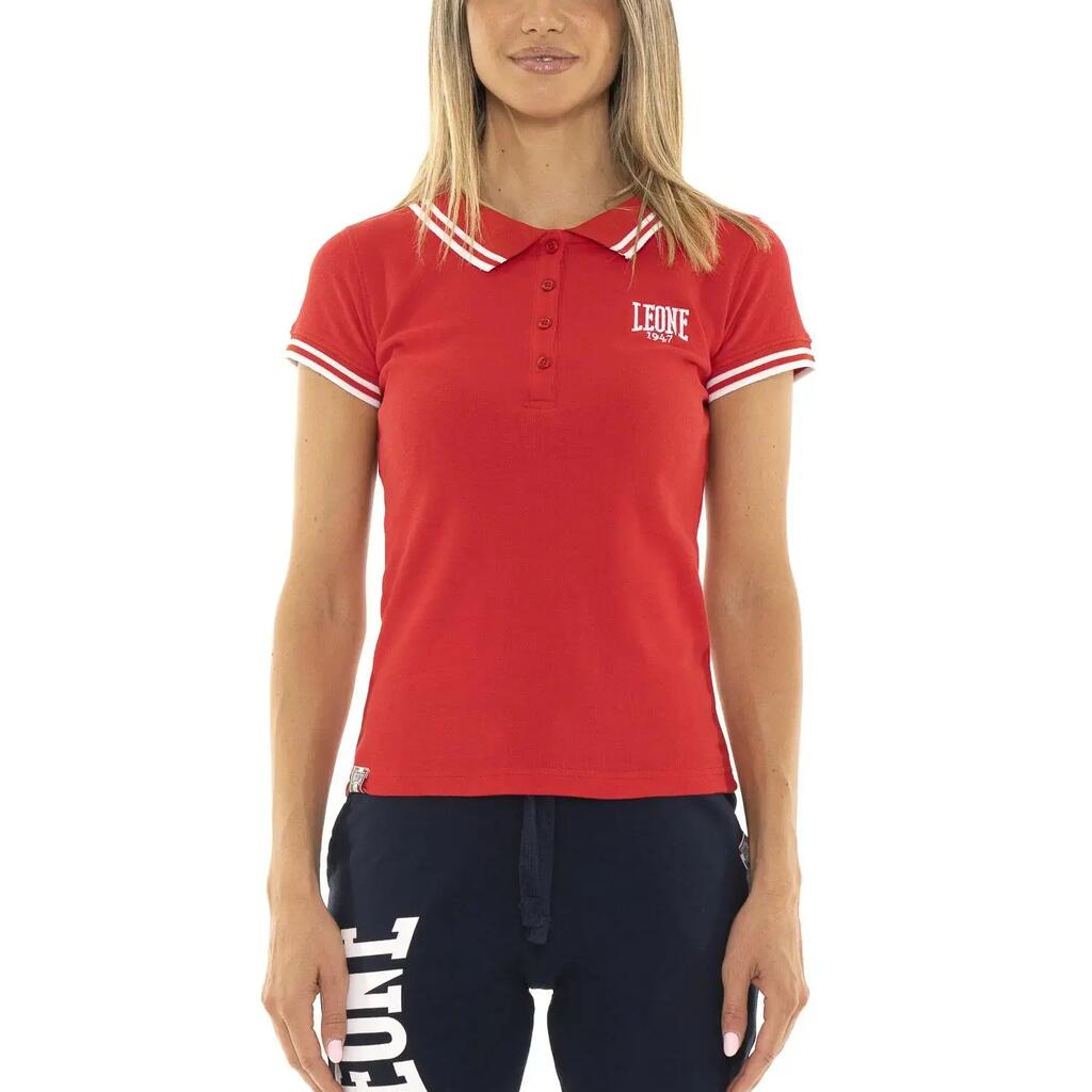 Leone Team Line Women's Short-Sleeved Polo Shirt