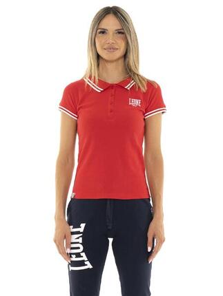 Polo manches courtes femme Leone Team Line