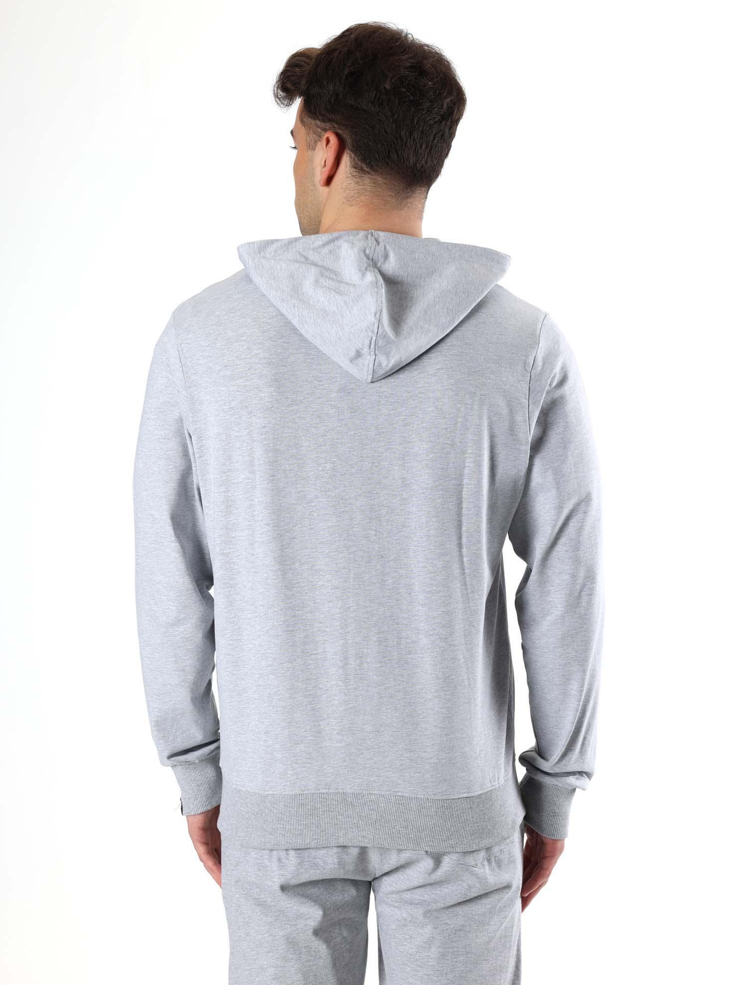 Sweat-shirts à capuche zippés Leone Sporty pour hommes 4/5