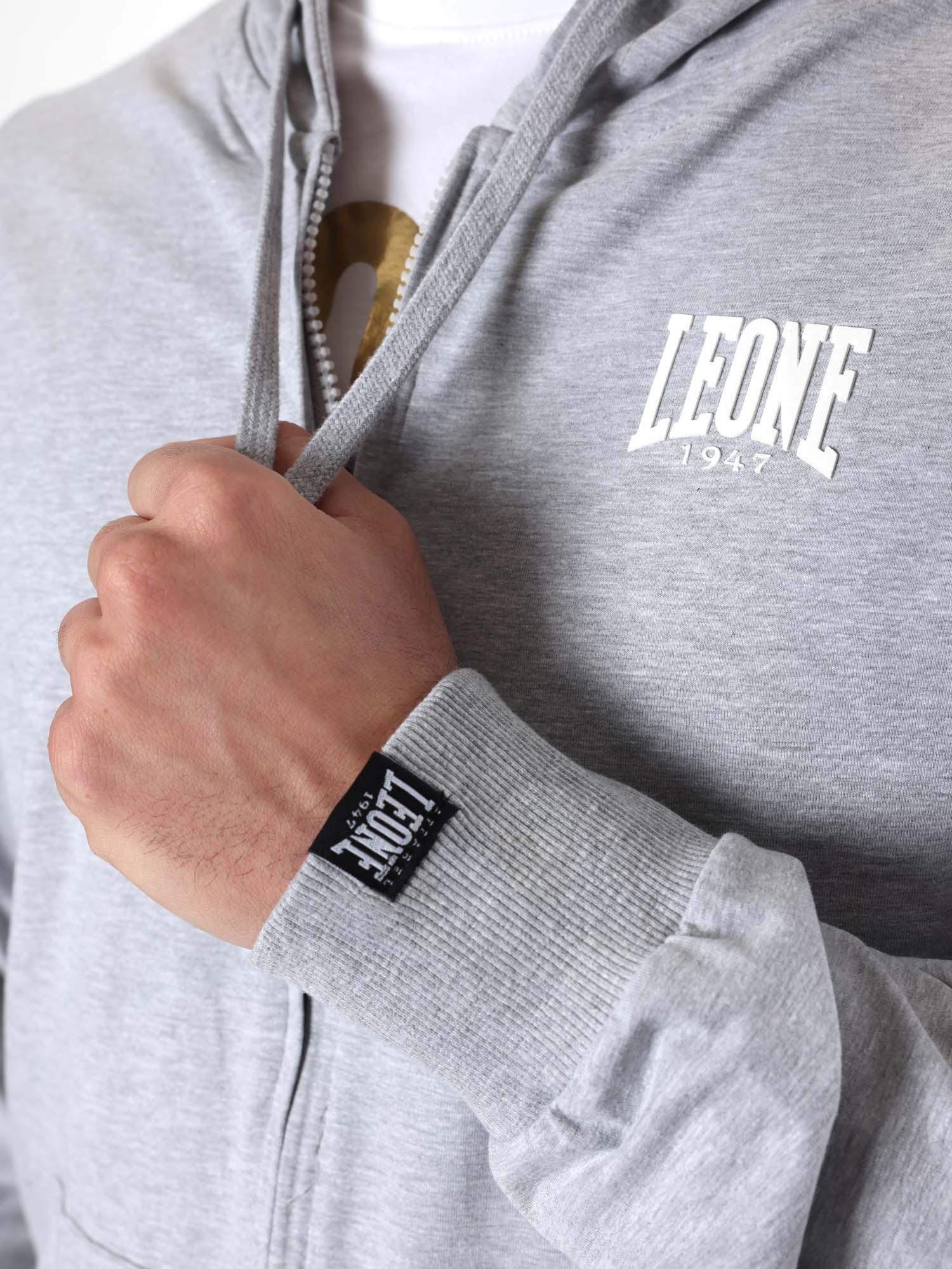 Sweat-shirts à capuche zippés Leone Sporty pour hommes 3/5