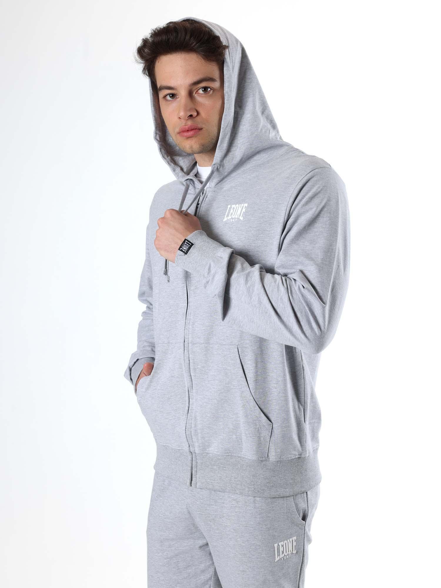 Sweat-shirts à capuche zippés Leone Sporty pour hommes 5/5