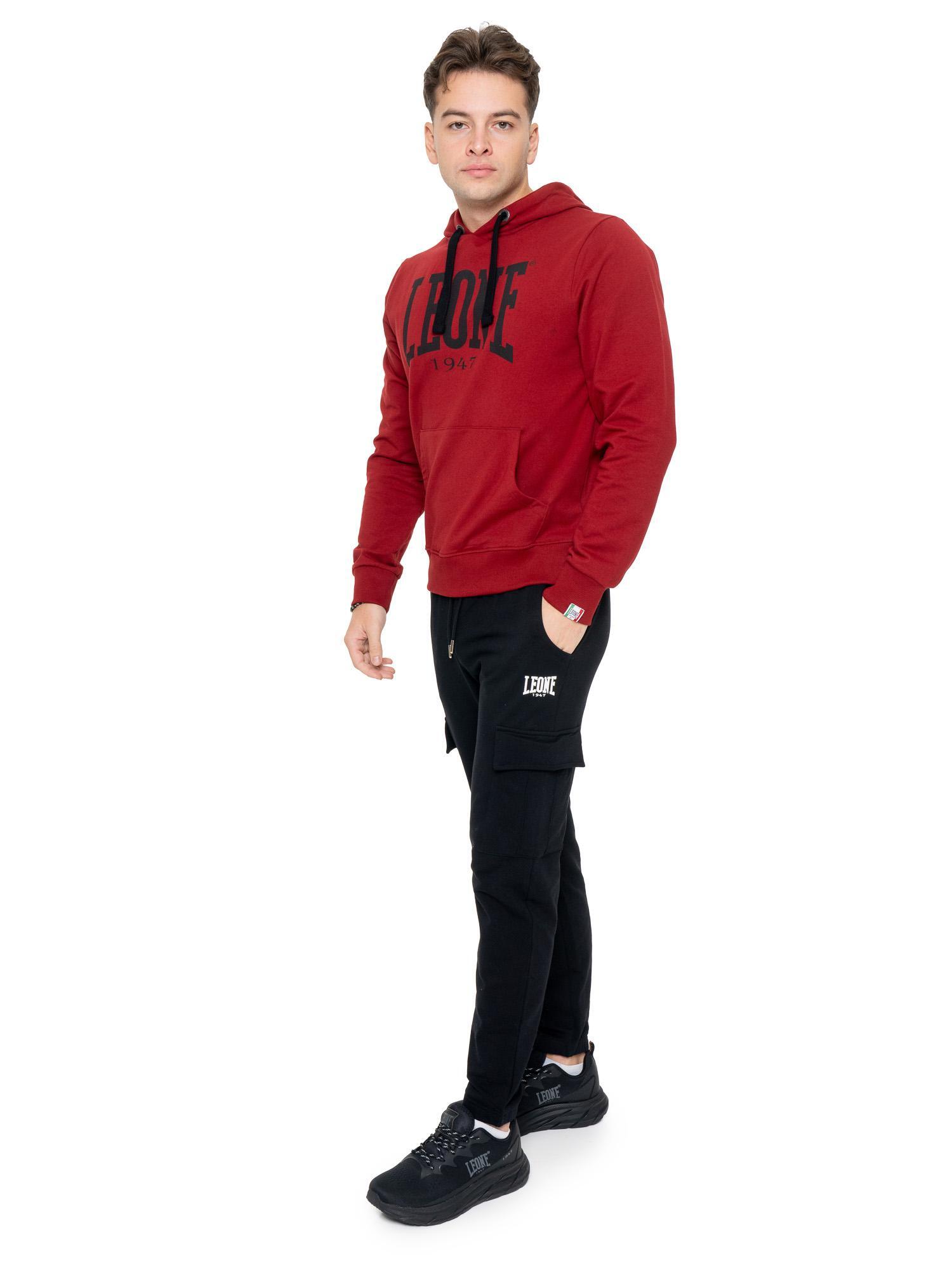 Sweat-shirt d'hiver pour hommes à capuche avec grand logo "Basic" 2/5