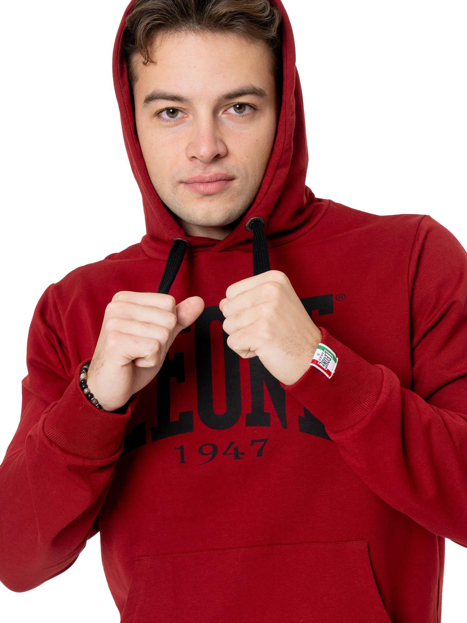 Sweat-shirt d'hiver pour hommes à capuche avec grand logo "Basic" 5/5