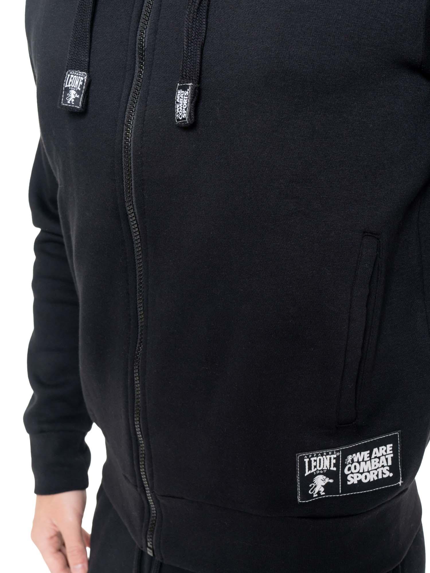 Sweat à capuche zippé d'hiver pour homme avec imprimé floqué Leone 1947 New Era 3/5