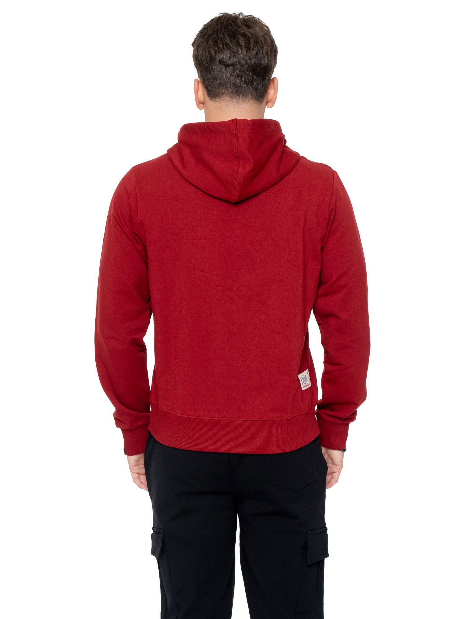 Sweat-shirt d'hiver pour hommes à capuche avec grand logo "Basic" 4/5