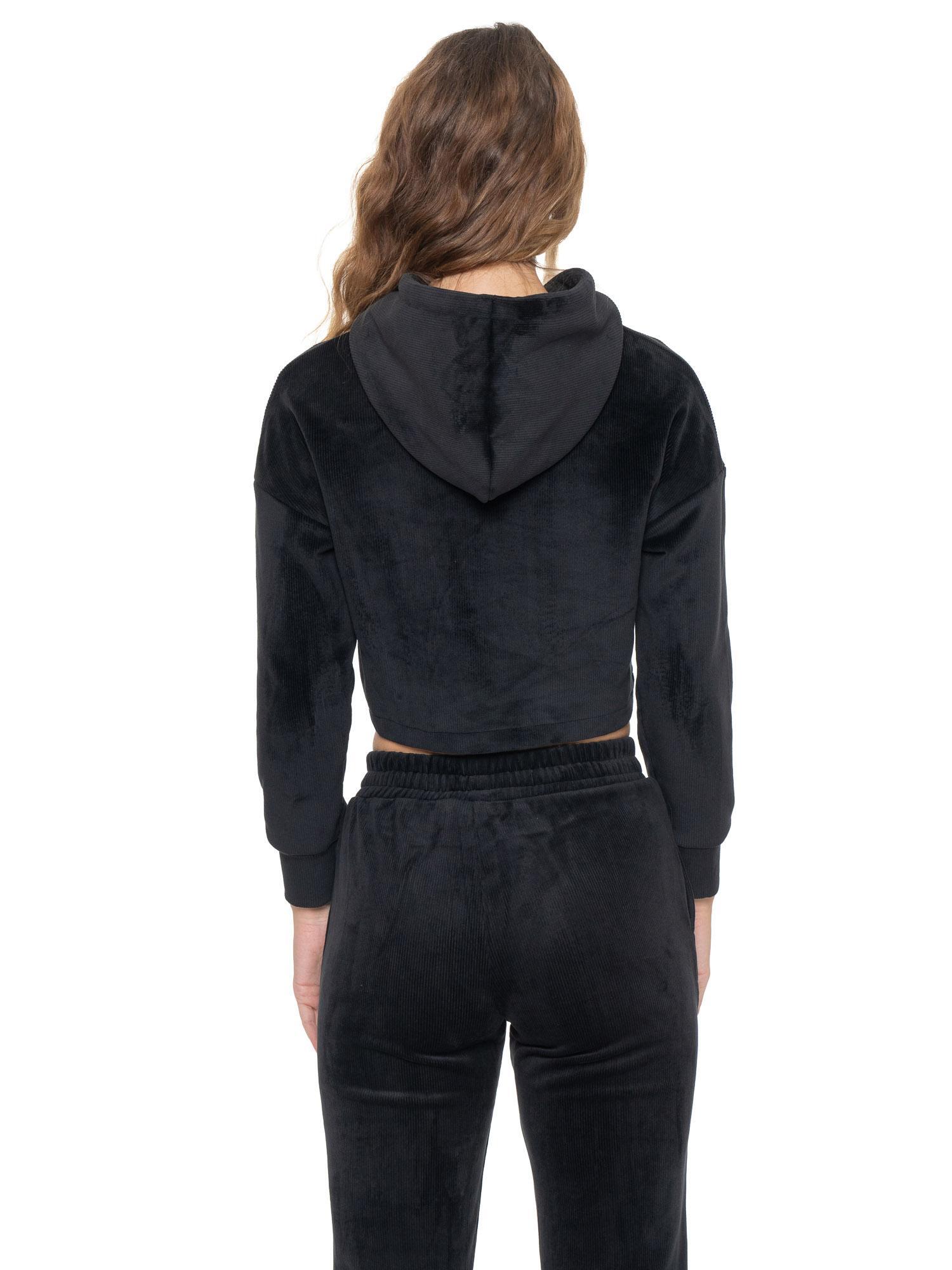 Felpa invernale da donna in velluto millerighe pull on Leone 1947 Glam Winter 4/7