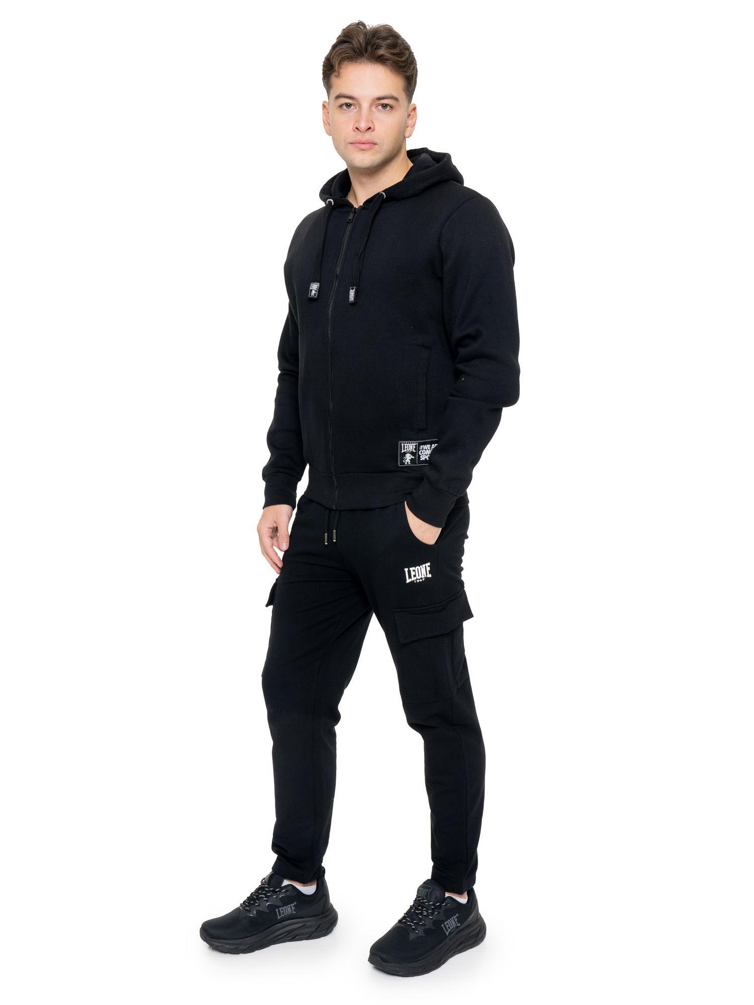Sweat à capuche zippé d'hiver pour homme avec imprimé floqué Leone 1947 New Era 2/5