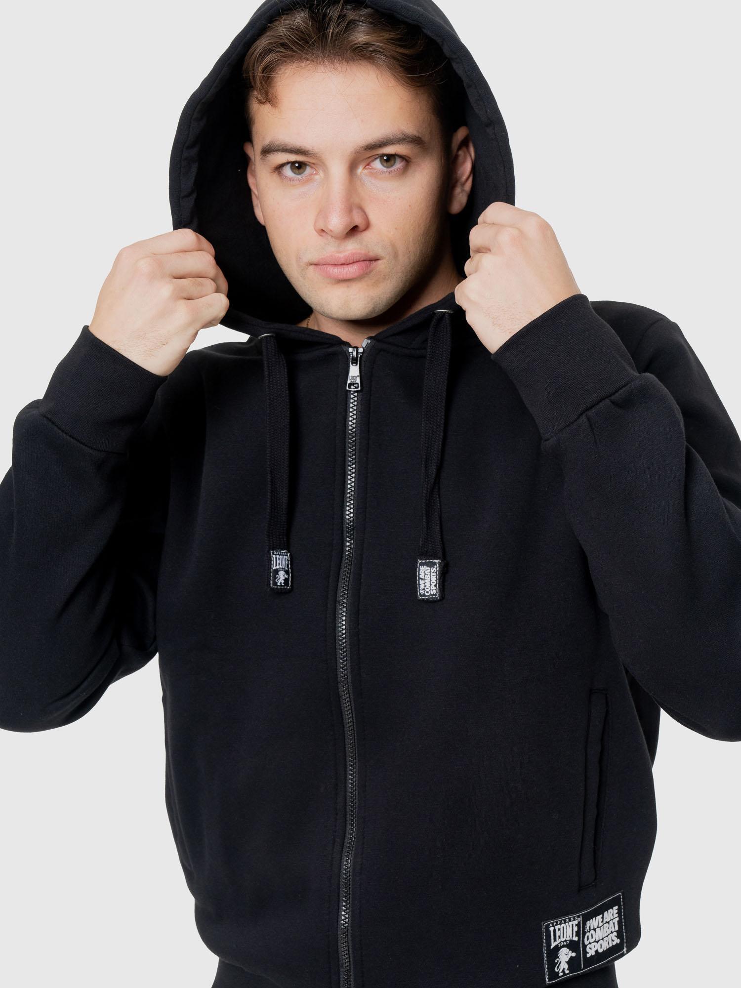 Sweat à capuche zippé d'hiver pour homme avec imprimé floqué Leone 1947 New Era 5/5