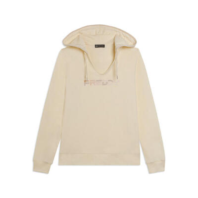 Felpa Scollo a V con Cappuccio e Logo FREDDY olografico