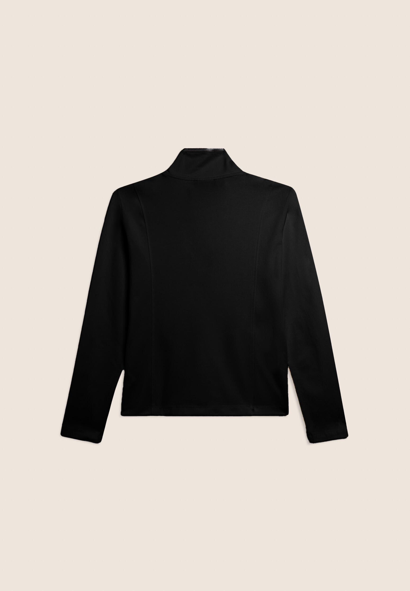 Sweat-shirt zippé et col montant, logo FREDDY sur la manche 5/6