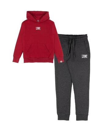 Leone 1947 Vintage-Winter-Trainingsanzug zum Überziehen mit Kapuze für Kinder