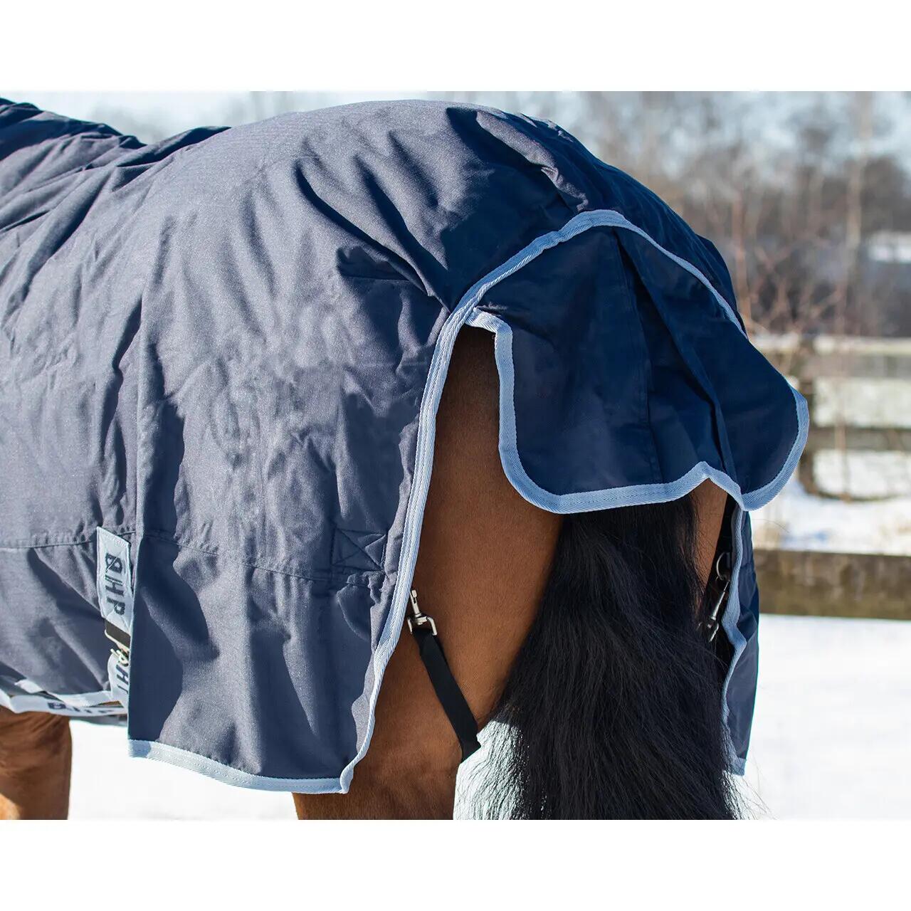 Couverture pour cheval haut couvre-cou intégré QHP Turnout 300 g 5/5