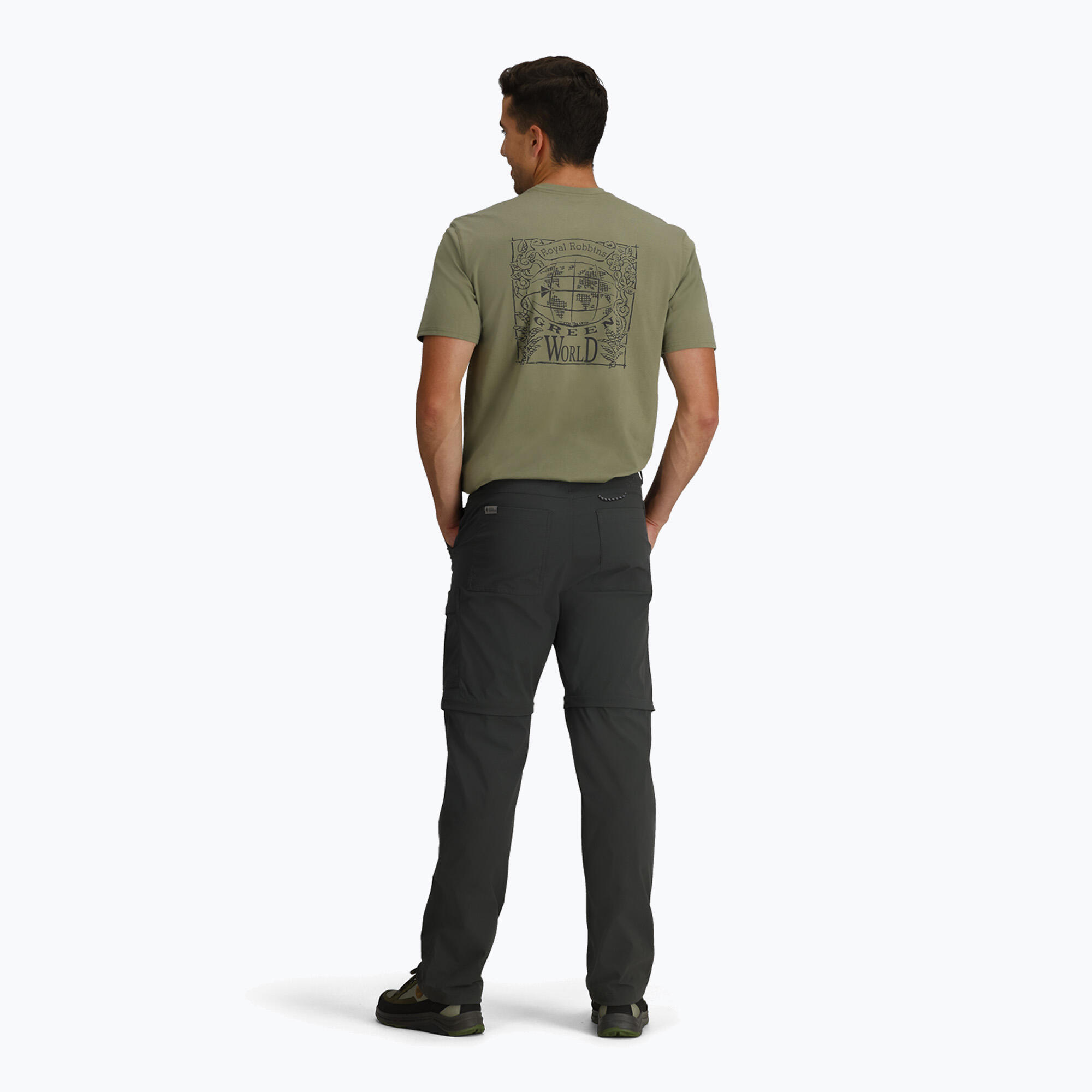 Calças masculinas Robbins Wilder com zíper destacável 3/6